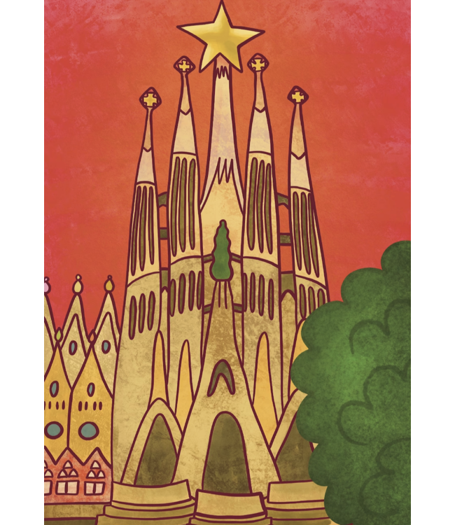 Anouk Anouk - Sagrada Familia - Postcard