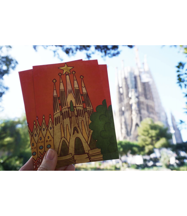 Anouk Anouk - Sagrada Familia - Postcard