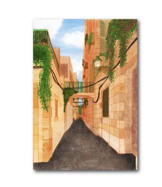 Anouk Anouk - Calles del Barrio Gótico - Postcard