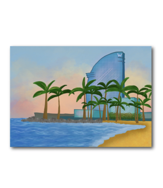 Anouk Anouk - Playa de la Barceloneta - Postcard