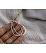 Musa Mundi Musa Mundi - Minimal Drop Hoops  - Silver