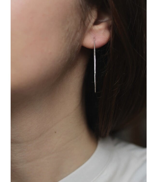 Musa Mundi Musa Mundi - Minimal Drop Hoops  - Earrings