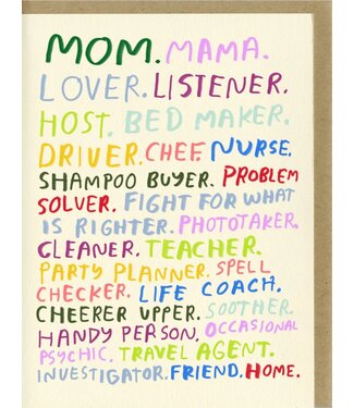 People I've Loved - Mom You're All That - Greeting Card