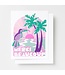 Yellow Owl Workshop Yellow Owl Workshop - Tropical Merci Beaucoup - Risograph Card