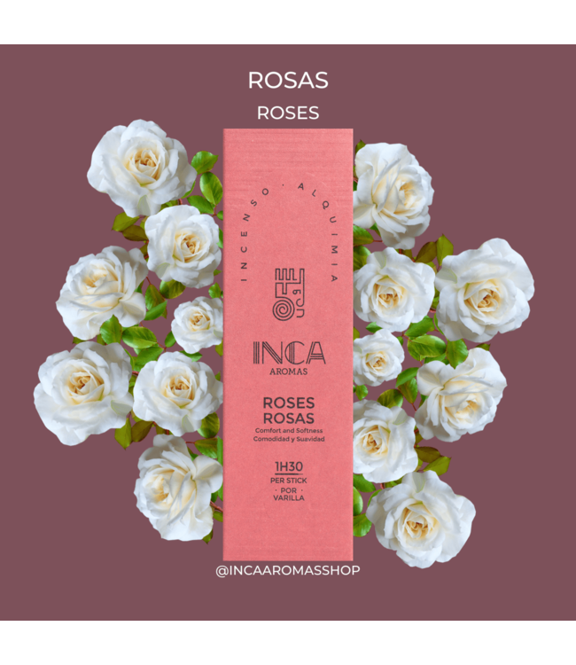 Inca Aromas España Inca Aromas  - Rose - Box of 4