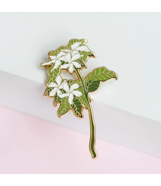 The Gray Muse The Gray Muse - Jasmine Flower - Enamel Pin