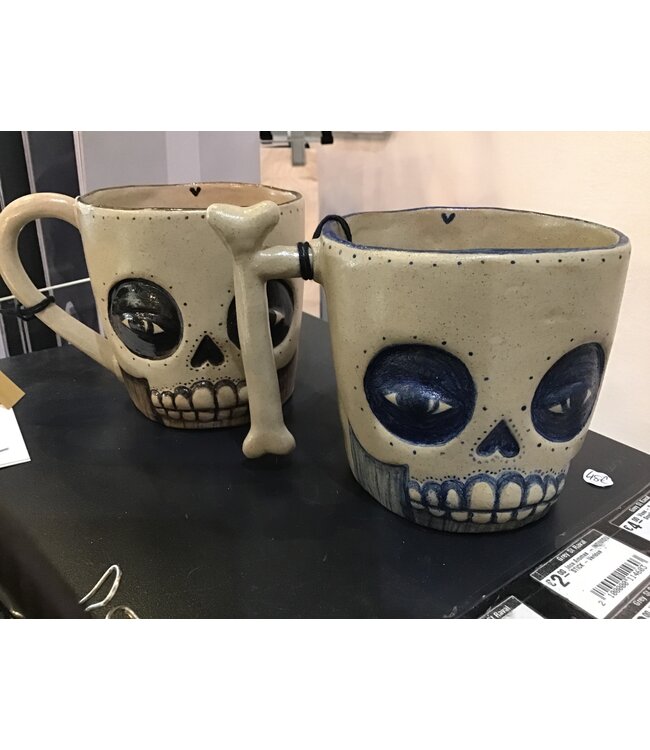 Agua de Fuego Agua de Fuego - Skull Mug - Beige