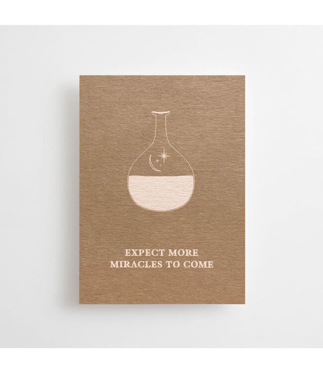 Anna Cosma Anna Cosma - Expect More Miracles to Come - Mini Postcard