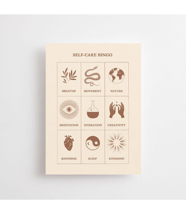 Anna Cosma Anna Cosma - Self-care Bingo - Postcard