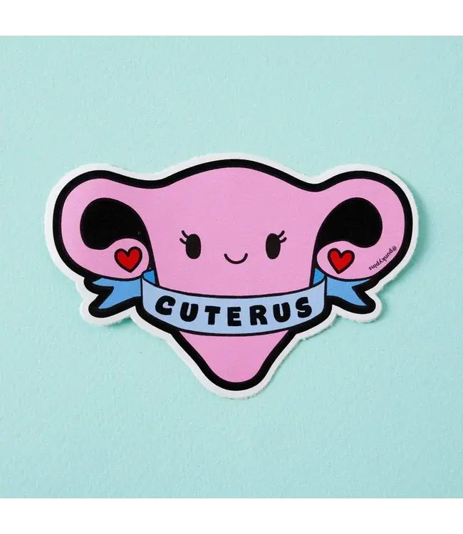 Punky Pins Punky Pins - Cuterus Uterus - Vinyl Sticker