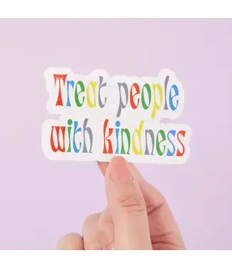 Punky Pins Punky Pins - Treat People With Kindness - Vinyl Sticker