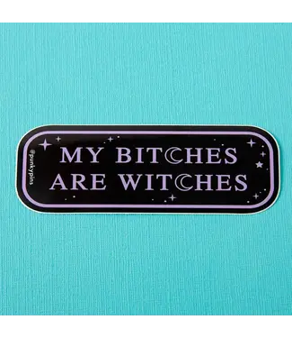 Punky Pins Punky Pins - My Bitches are Witches - Pegatina de Vinilo