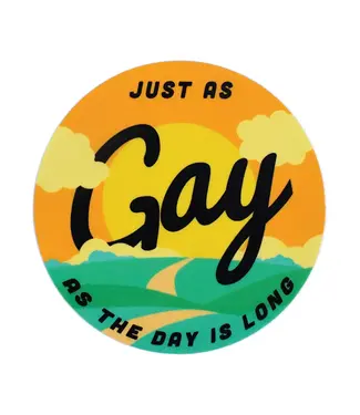 Retrograde Supply Co. Retrograde Supply Co. - Just As Gay - Sticker