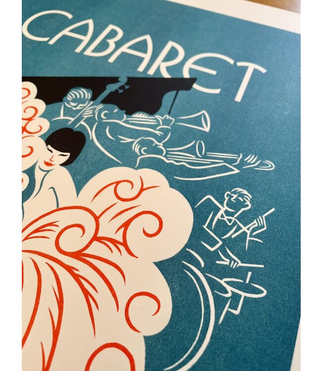 El Marquès - Barcelona Cabaret - A3 Risograph