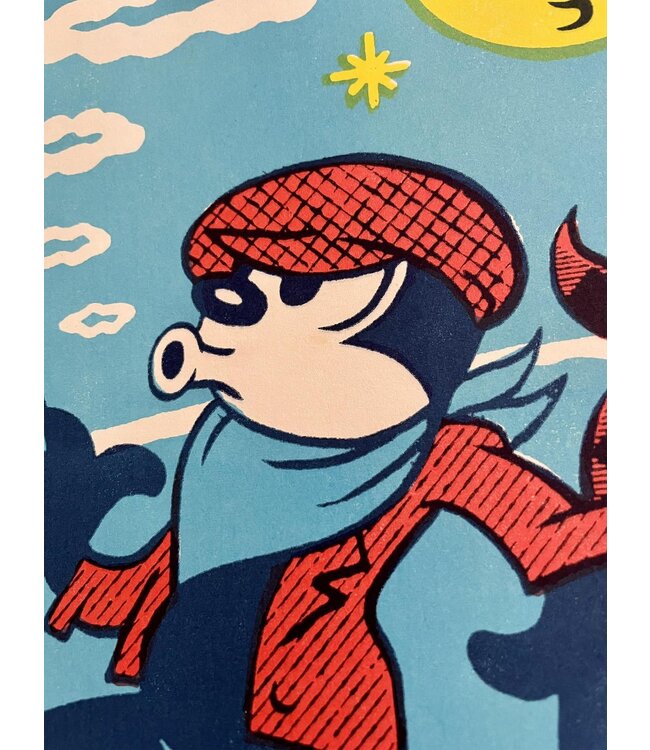 El Marquès - Hobo Cat  - A4 Risograph