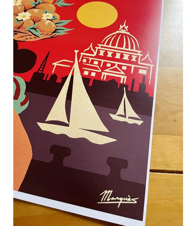 El Marques - El Puerto Negroni Digital Print