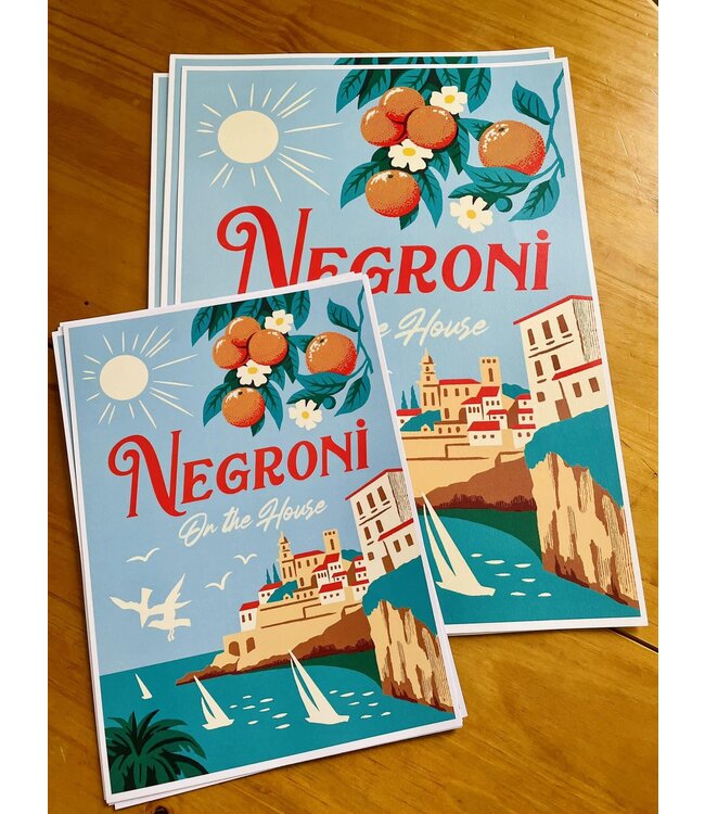 El Marques - Seaside Negroni Print Digital