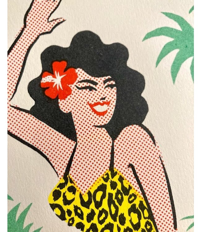 El Marquès - Aloha! - A3 Risograph