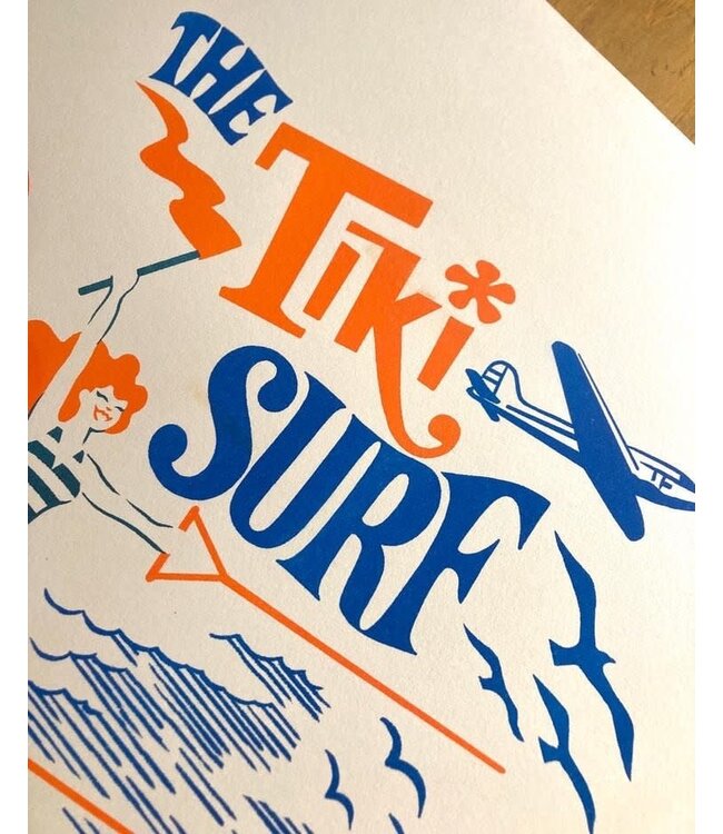 El Marquès - The Tiki Surf - A3 Risografía