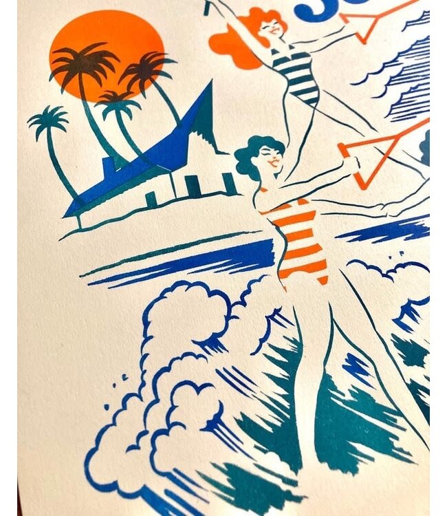 El Marquès - The Tiki Surf - A3 Risografía