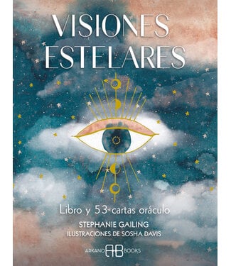 Arkano Books Stephanie Gailing - Visiones Estelares Libro y 53 Cartas Oraculo