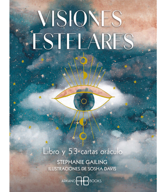 Arkano Books Stephanie Gailing - Visiones Estelares Libro y 53 Cartas Oraculo