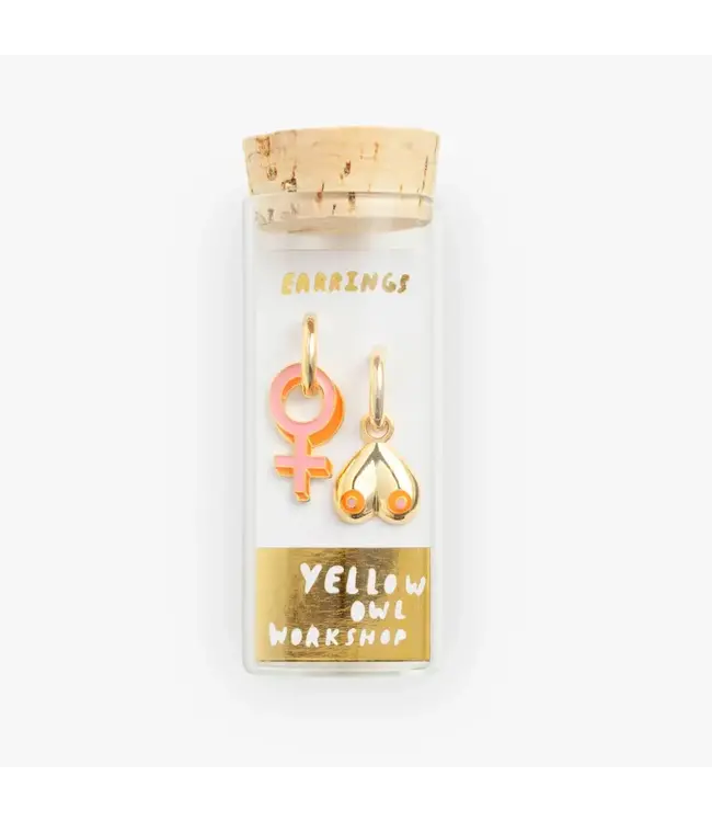 Yellow Owl Workshop Copy of Yellow Owl Workshop - Mystic Spells - Hoop Earrings