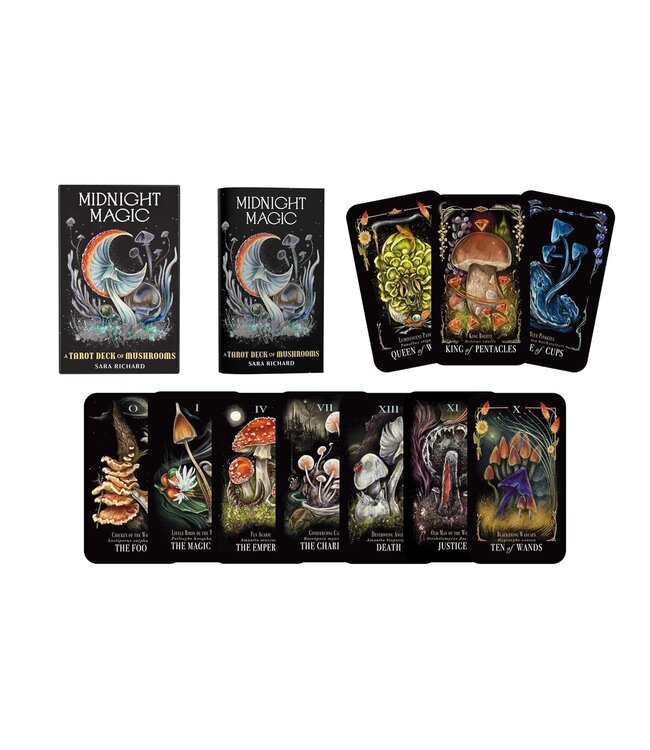 Adams Media Sara Richard - Midnight Magic Tarot Cards