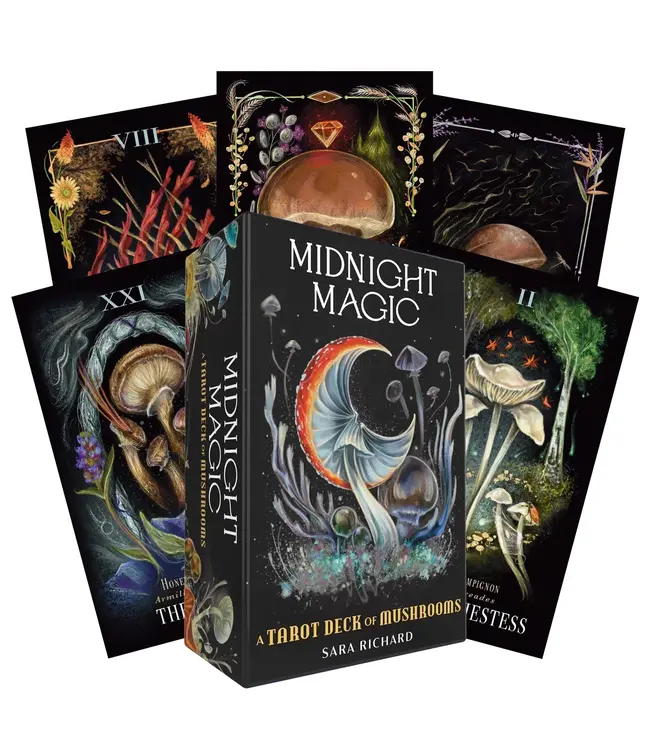 Adams Media Sara Richard - Midnight Magic Tarot Cards