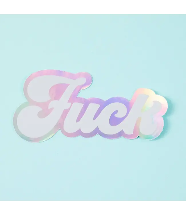 Punky Pins Punky Pins - F*Ck Holographic Sticker