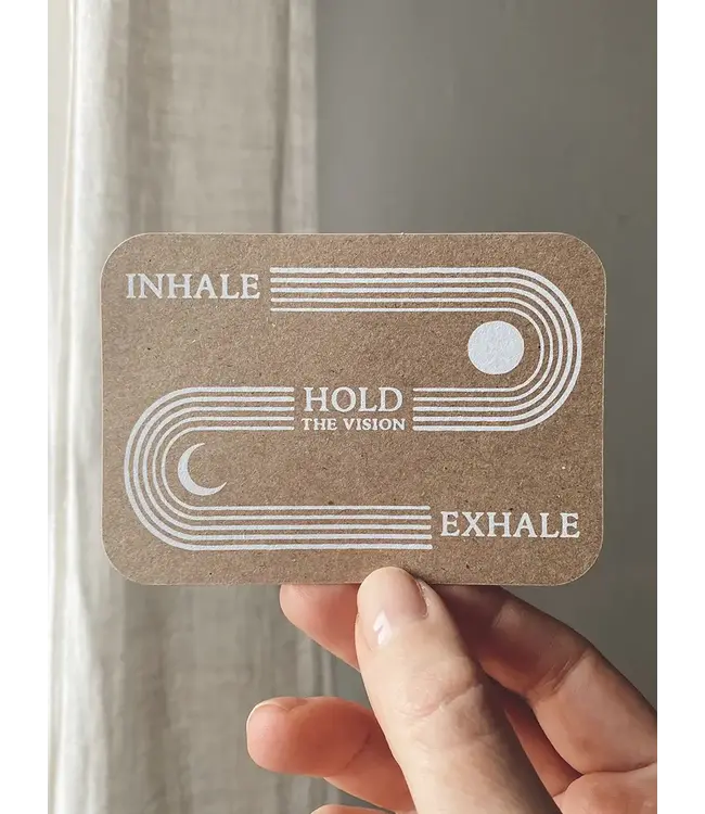 Anna Cosma Anna Cosma - Inhale, Hold the Vision, Exhale - Sticker