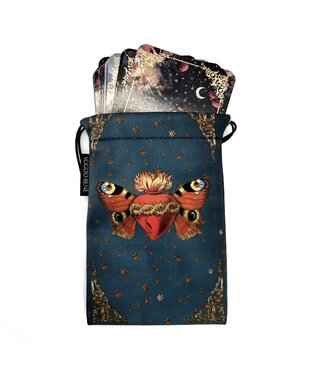Voglio Bene Voglio Bene - Sacred Butterfly Drawstring Bag
