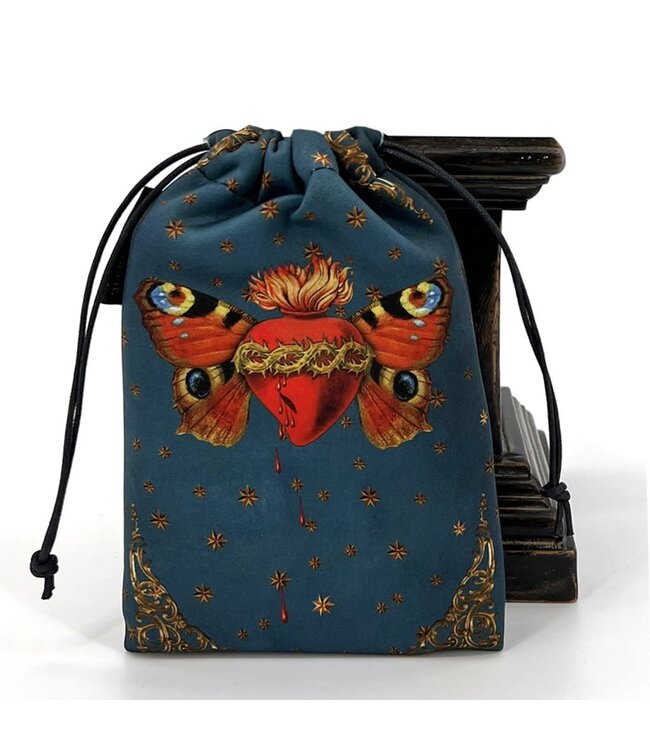 Voglio Bene Voglio Bene - Sacred Butterfly Drawstring Bag