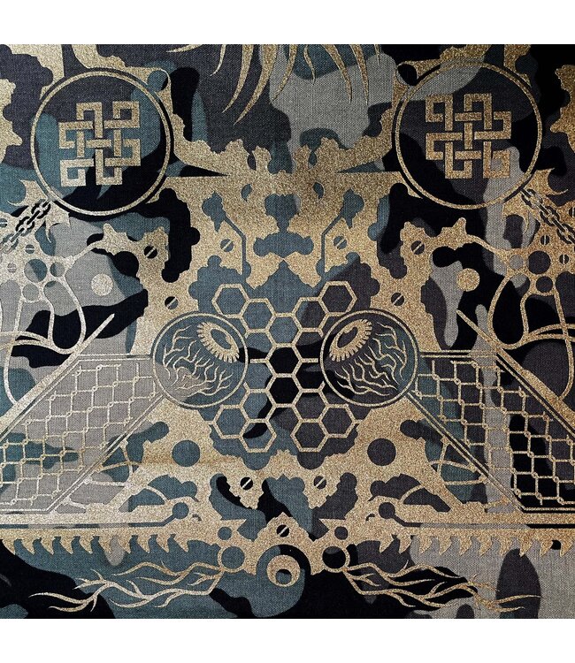 Bird Ov Prey Bird ov Prey  - Biomechanical Mandala IV Bandana / Altar Cloth