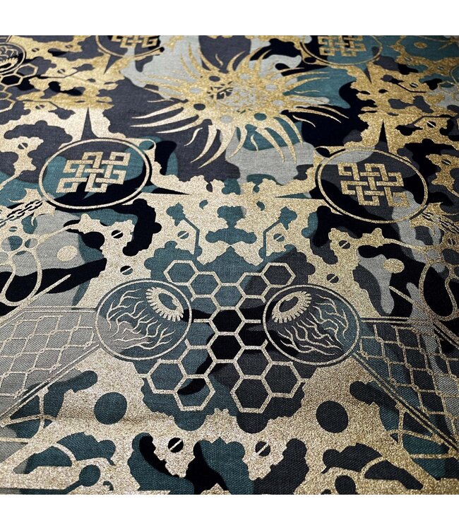 Bird Ov Prey Bird ov Prey  - Biomechanical Mandala IV Bandana / Altar Cloth