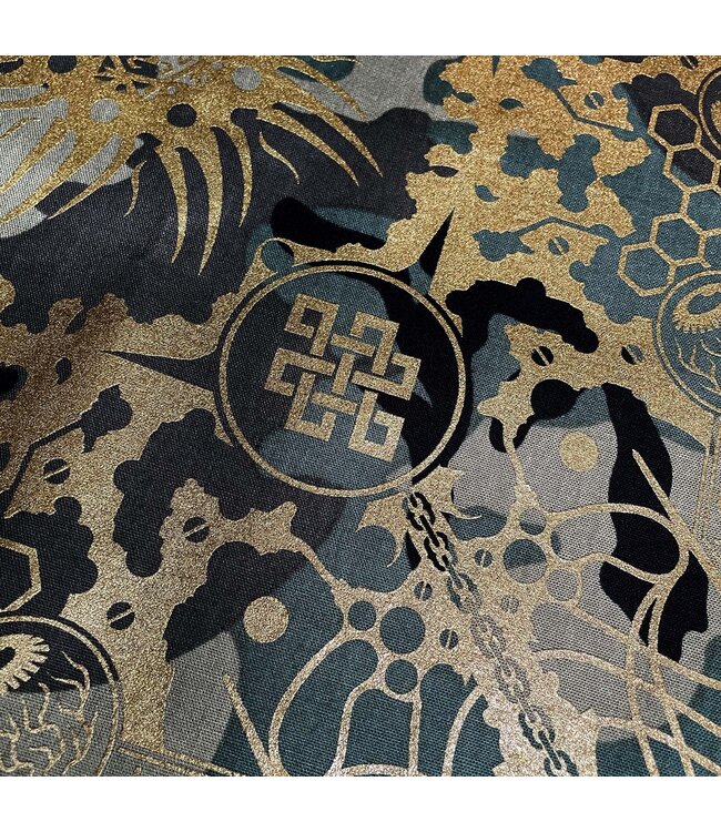 Bird Ov Prey Bird ov Prey  - Biomechanical Mandala IV Bandana / Altar Cloth