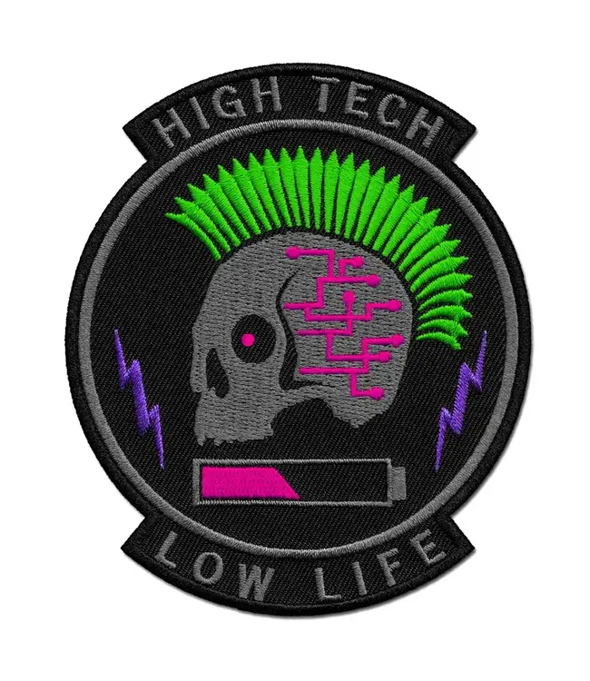 Bird Ov Prey Bird Ov Prey - High Tech Low Life Patch - Neon