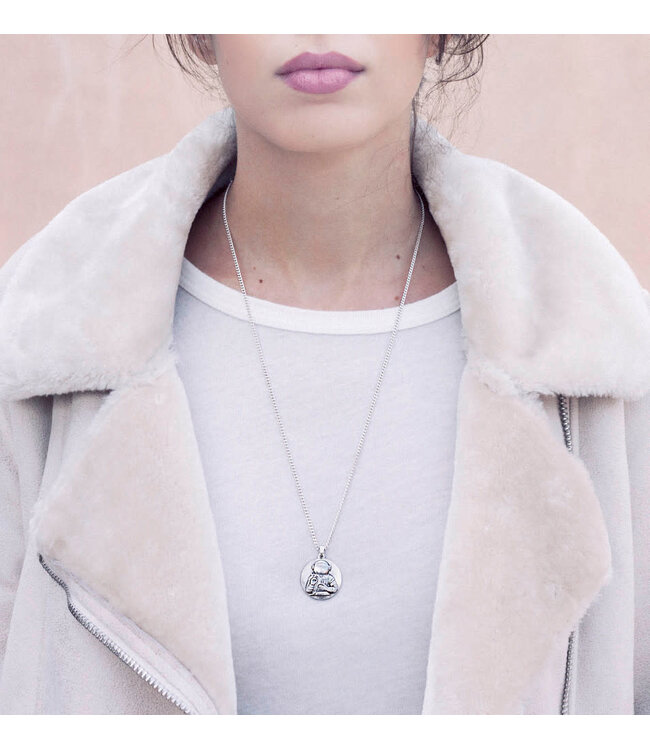 Xtellar - Xacred Heart Astronaut  - Collar - Plata