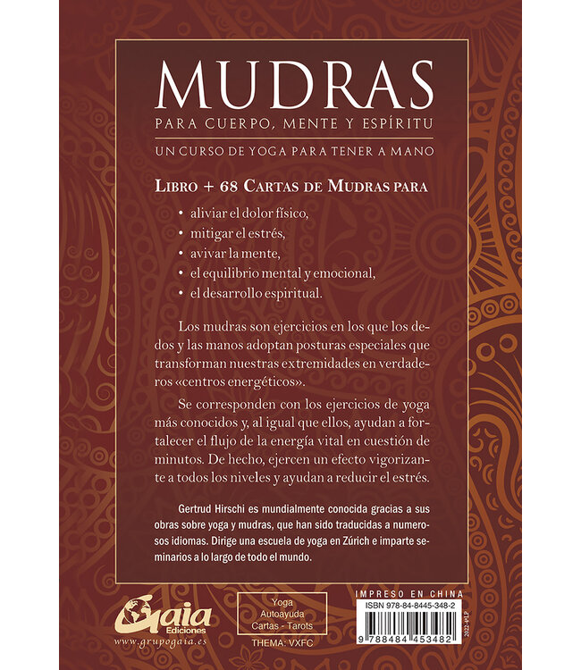 Gaia Ediciones Mudras para Cuerpo, Mente y Espiritu
