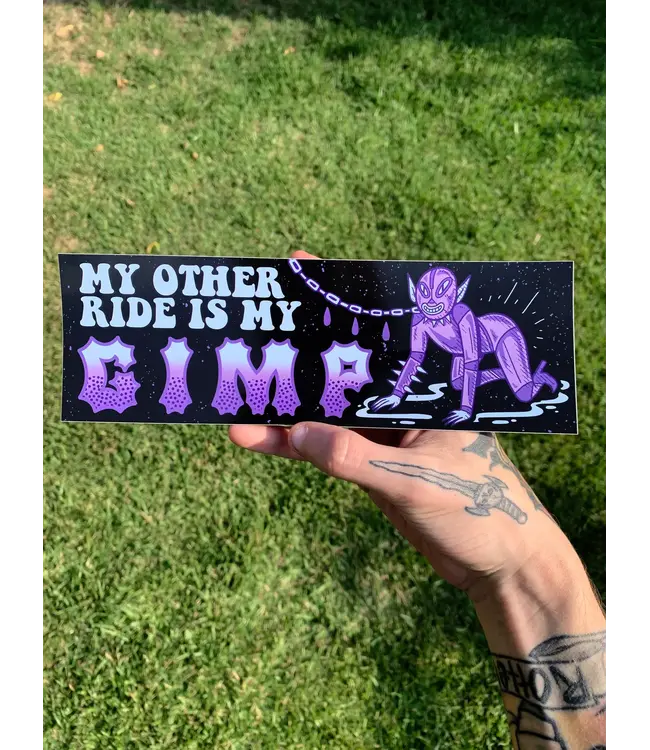 Wizard of Barge Gimp - Bumper Sticker