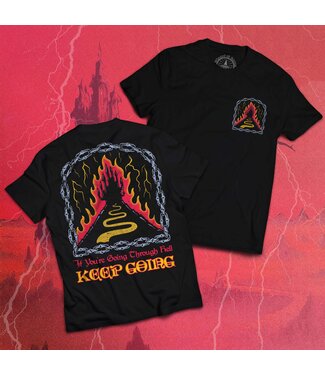 Wizard of Barge Keep Going - Camiseta negra
