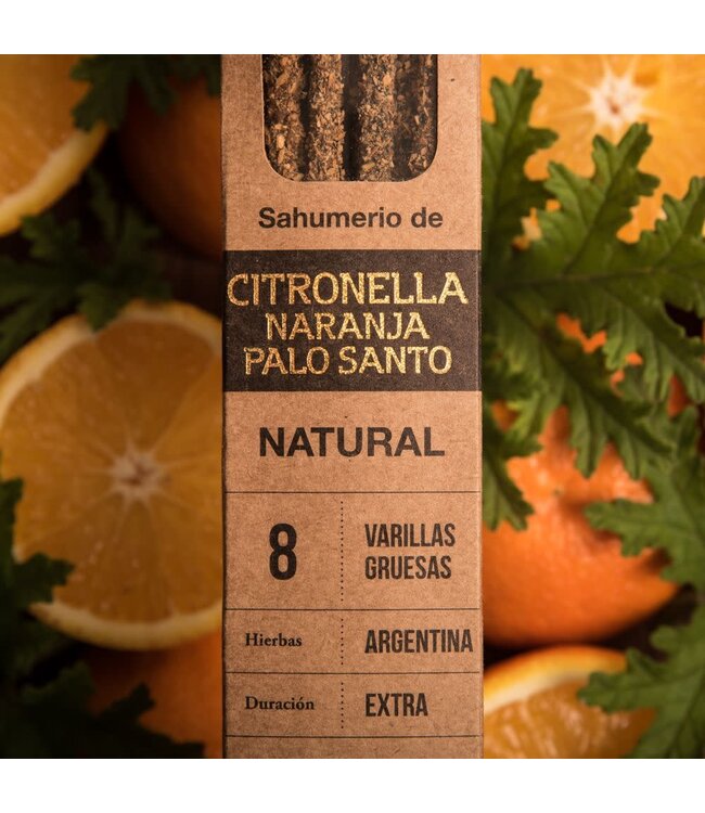 Sagrada Madre Sagrada Madre - Incienso de Citronela, Naranja y Palo Santo Natural