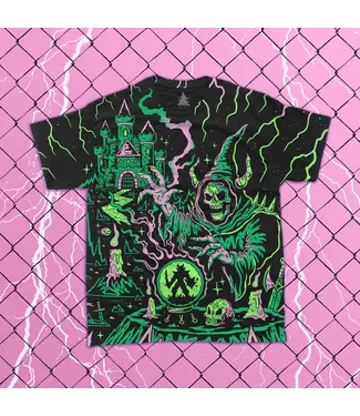 Wizard of Barge Warlock Tee - Verde