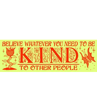 Wizard of Barge Be Kind - Bumper Sticker