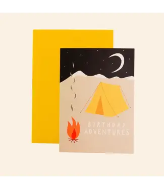Little Black Cat Little Black Cat - Camping Adventures Birthday Card