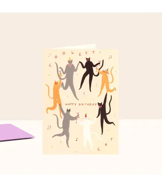 Little Black Cat Little Black Cat - Coolest Cat Birthday Card