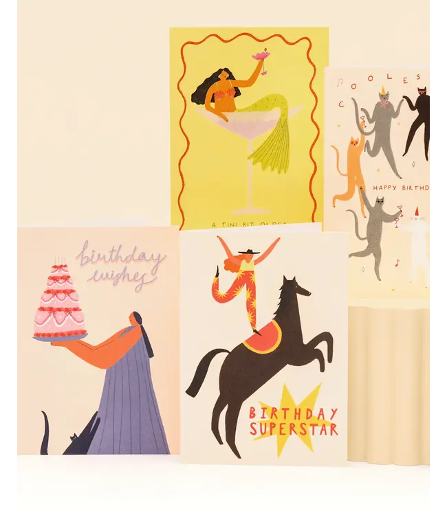 Little Black Cat Little Black Cat - Coolest Cat Birthday Card