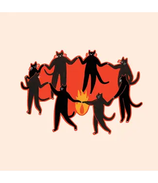 Little Black Cat Little Black Cat - Culty Cats Sticker