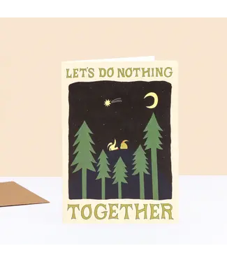 Little Black Cat Little Black Cat - Let's Do Nothing Together Card