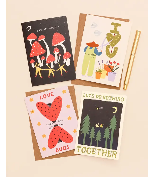 Little Black Cat Little Black Cat - Let's Do Nothing Together Card